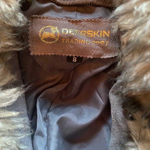 Cool gray suede fur jacket - Picture 2 of 4